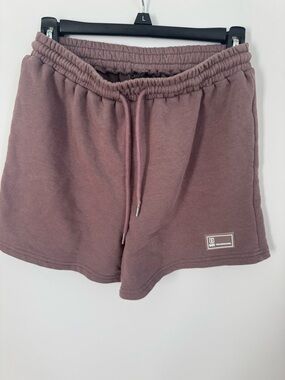SHEIN Mauve Drawstring Athletic Shorts